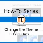 change the theme in windows 11