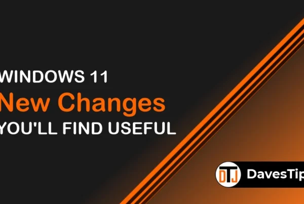Windows 11 Changes