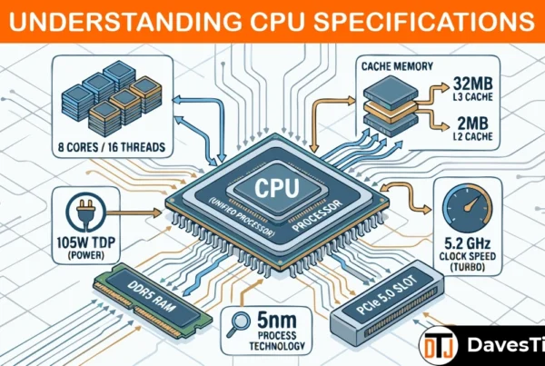 CPU connections diagram.